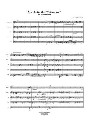 Suite from ''The Nutcracker''. Marche - Score