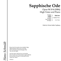 Sapphische Ode Op.94 No. 4