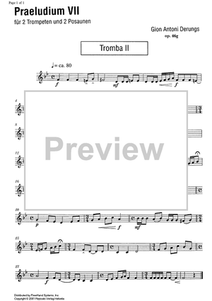 Praeludium VII Op.46g - Trumpet in C 2