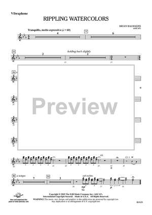 Rippling Watercolors - Vibraphone