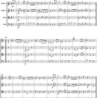 Quartet No. 8, Movement 3 - Score