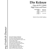 Die Kränze Op.46 No. 1