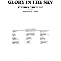 Glory in the Sky - Score