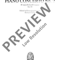 Piano Concerto No. 2 in B flat major - Full Score