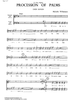 Procession of Palms - Score